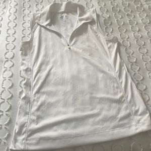 Slazenger golf shirt, white, size small